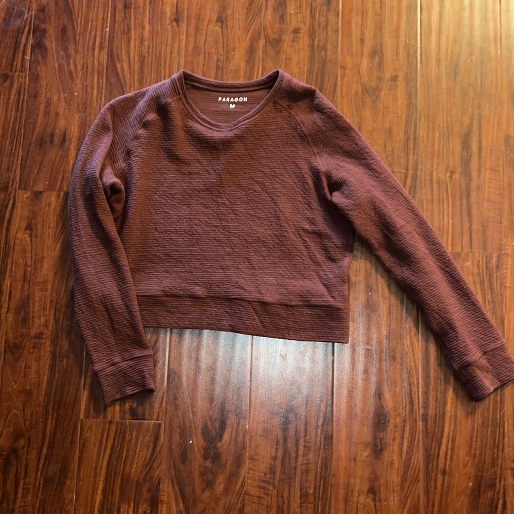 Lounge Crew Raglan Crop Sweater